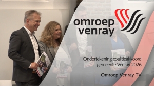 Ondertekening coalitieakkoord gemeente Venray 2026 (Video)