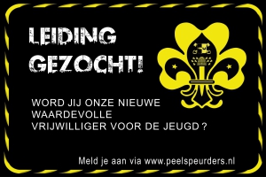 Scouting de Peelspeurders zoekt nieuwe vrijwilligers