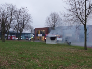 brand electriciteitshuisje