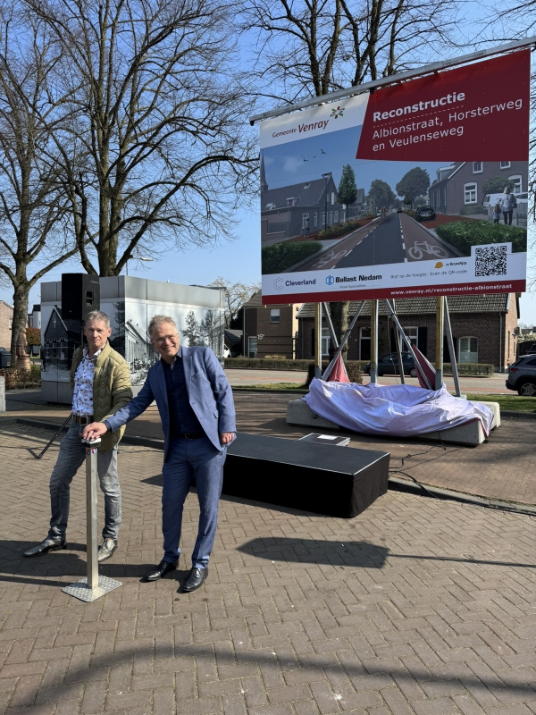 Start reconstructie Albionstraat Leunen