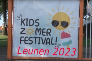 Kids zomerfestival in Leunen 2023. (video)