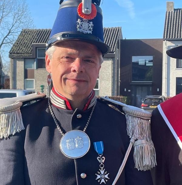 Bernie van Lierop opgenomen in Europese Schuttersorde