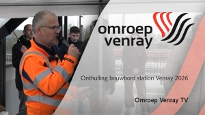 Onthulling bouwbord Station Oostrum 2026 (Video)