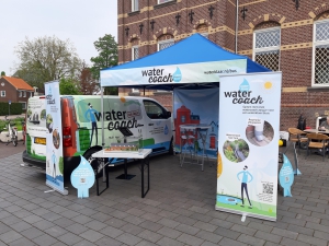 Regio promoot afkoppelen regenwater met Waterklaar Bus