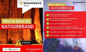 Extra alertheid natuurbranden