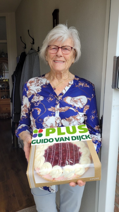 Deze week ging de &quot;dat verdient een vlaai&quot; naar Truus Franssen van Leendert