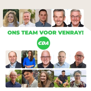 CDA kandidatenlijst Venray