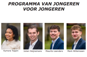 vier jongeren Samenwerking Venray