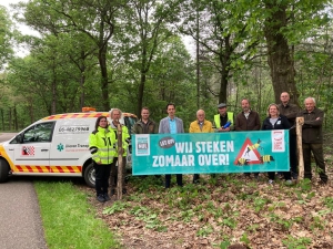 Banneractie ‘Let op Wild’ in het Land van Cuijk