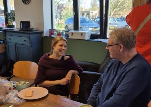 Tweede Kamerlid Lisa Westerveld op bezoek in Venray