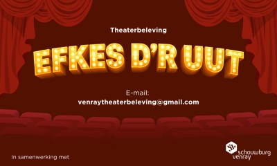 Samen uit, genieten van één van de drie volledig verzorgde theaterbelevingen.