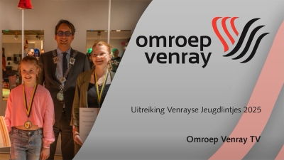 Jeugdlintjes uitgereikt in Venray 2025 (Video)