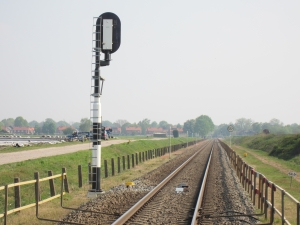 Spoor richting station Venray